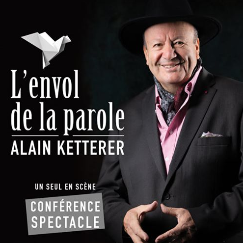 Affiche du show- Alain Ketterer-l'envol de la parole