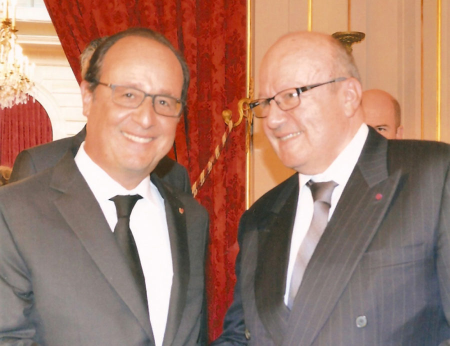 Alain Ketterer et François Hollande Président de la République de 2012 à 2017