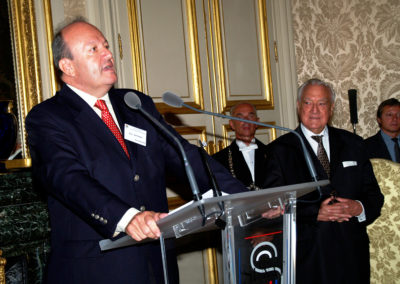 Alain Ketterer à la présidence du Sénat avec le Président Poncelet