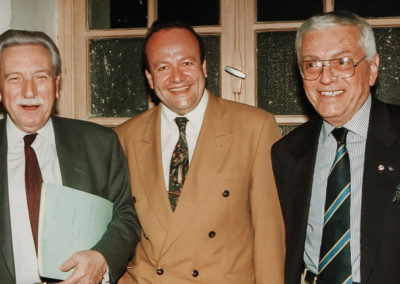 Alain Ketterer avec Henri René Garaud et Jacques Vidilles du Rendez-Vous des Décideurs