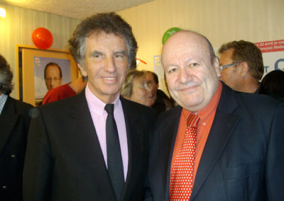 Alain Ketterer et Jack Lang Ministre de la Culture de François Mitterrand